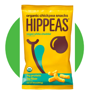 Bag of Hippeas Chickpea Puffs.