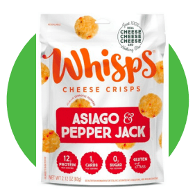 Bag of Whisps Cheese Crisps.