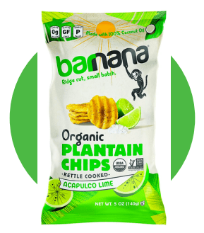Bag of Barnana Chips.